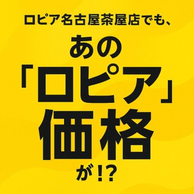 ロピア名古屋茶屋店のチラシについての画像