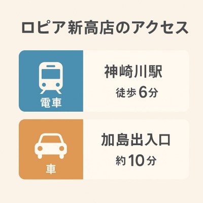 ロピア淀川新高店(仮)のアクセス
